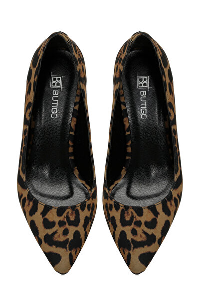 Butigo 25S-005 5Fx Leopard Women's Heeled Shoes