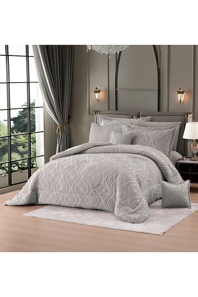hihome Quilt Set - Bed in a Bag - 8 Piece All Season Set