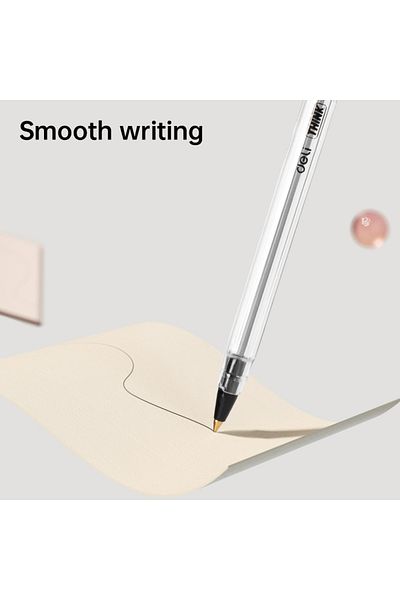Deli Ball Point Pen BLACK EQ1-BK