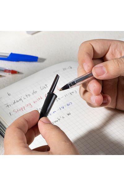 Deli Ball Point Pen BLACK EQ3-BK