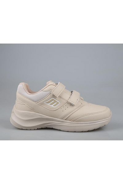 M.P. Comfortable Sole Lace-Up Unisex Daily Sneaker Beige Shoes