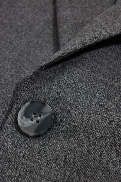 W Collection Anthracite Melange Buttoned Jacket