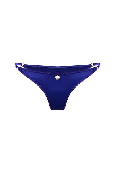 Feu De Elu Addria Saks Blue Satin Slip