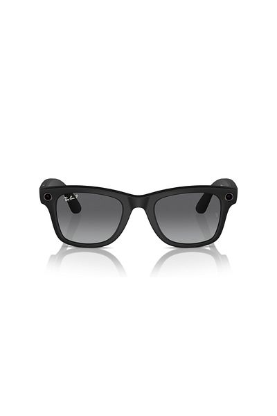 Ray-Ban نظارات ميتا واي فيرير سوداء / جرافيت متدرج