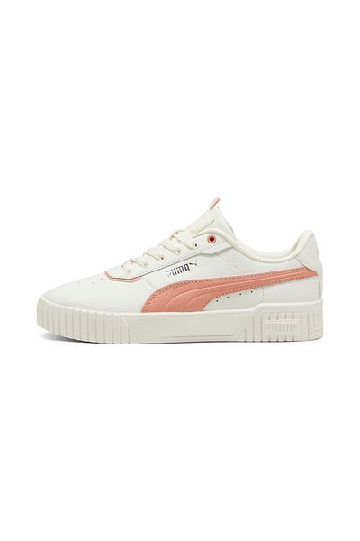 Puma Tenis Carina 2.0 Lux-Alb Cald-Deeva Peach-PUMA Argintiu
