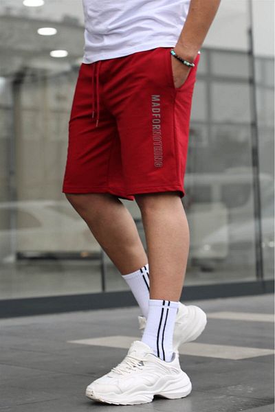 Madmext Σορτς Claret Red Capri 5403