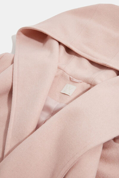 W Collection Relax Fit Coat with Powder Hood