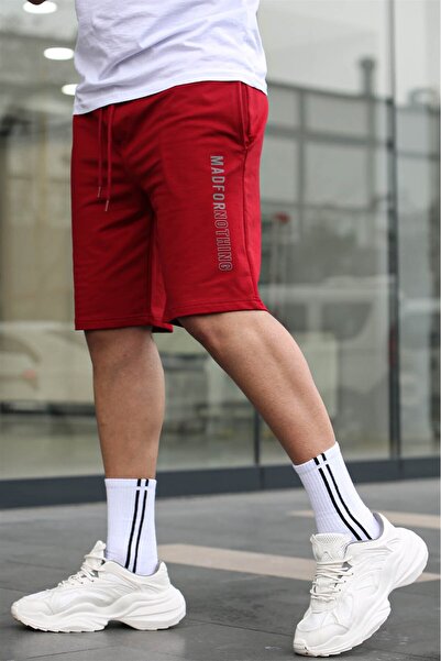 Madmext Bordo Kapri Şort 5403