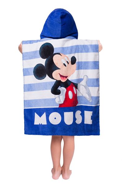 Mickey Mouse Prosop poncho pentru copii, 100% bumbac, 50x115 cm, multicolor, Mickey Mouse, Disney