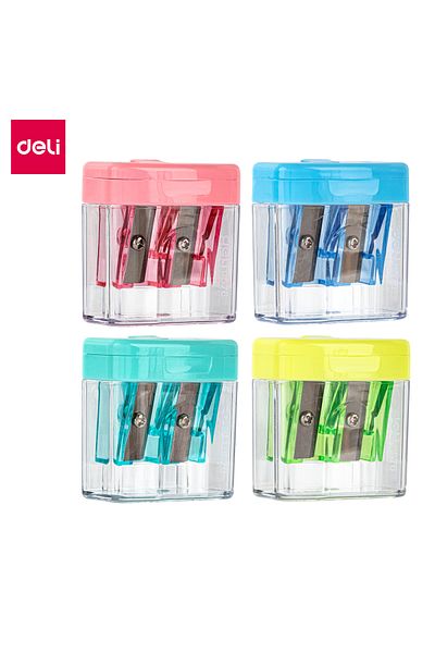 Deli Pencil Sharpener ASST. E0576