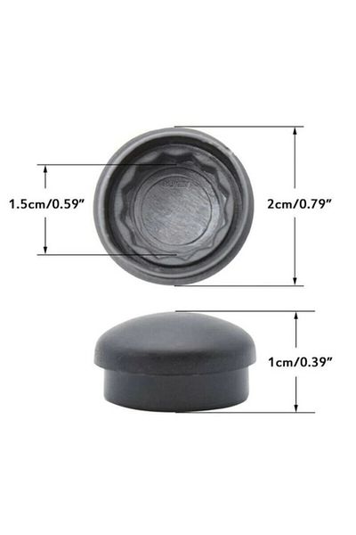 Enva Volkswagen Jetta Wiper Arm Screw Cover 2 Pieces 2006-2018