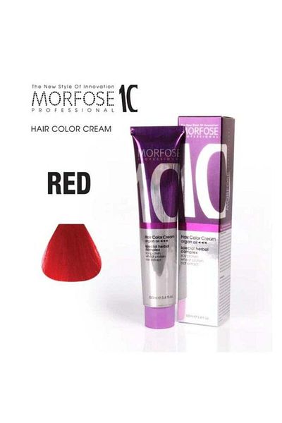 Morfose Morfose 10 Hair Color Cream with Argan Oil - Radiant Red, 100ml