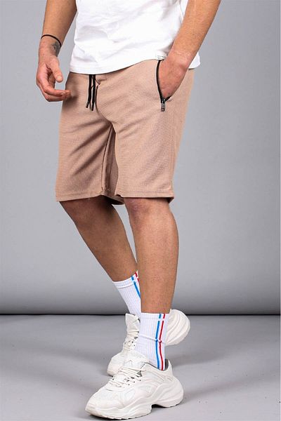 Madmext Ανδρικό σορτς Camel Regular Fit Basic 5464