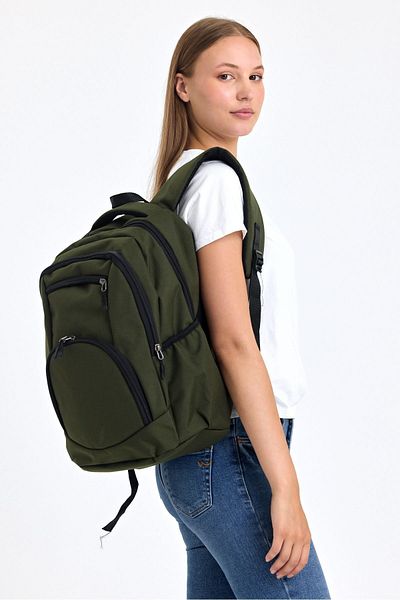 Weynes Green Quality Fabric Multi-Eye Daily High School Middle School Backpack Wsb5054