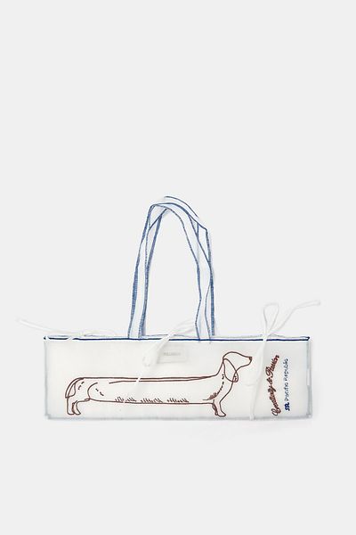Pull & Bear Transparent mini bag with dog