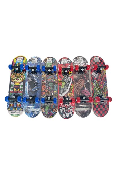 Furkan Toys F-sports 45 Cm Zımparalı Ahşap Tahta Kaykay Küçük Boy/başlangıç Fr37722