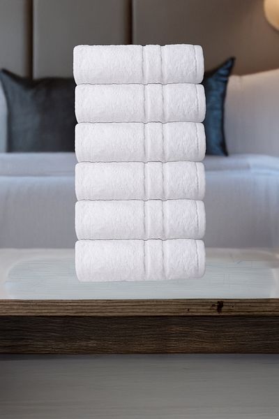 Dotamess Hotel, Hand, Face, Head Towel 50X100 cm Set of 6 Cotton