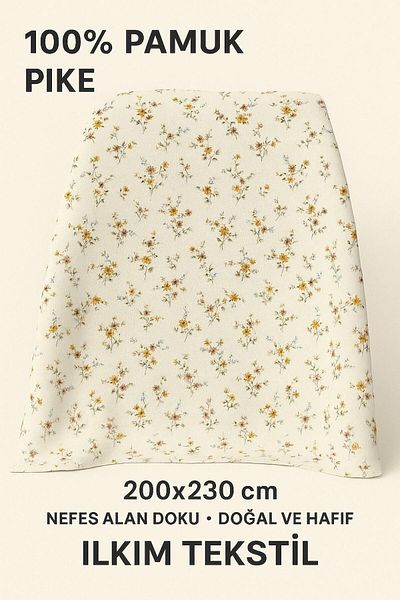 İlkim Cotton Pique 100% 200X230 cm