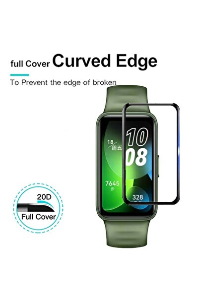 Huawei واقي شاشة زجاجي نانو ثلاثي الأبعاد متوافق مع Band 9
