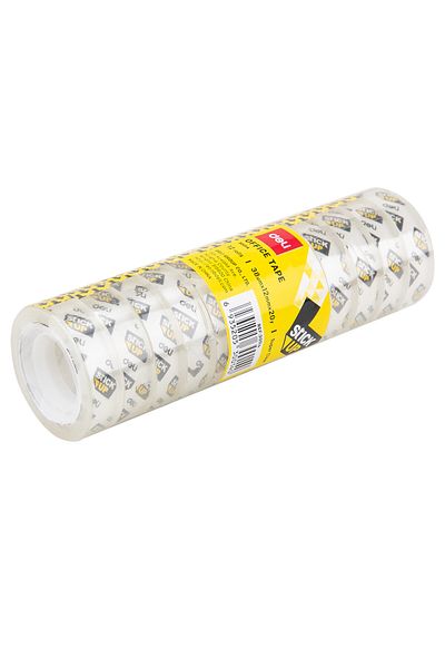 Deli Stationery Tape TRANSPARENT E30014