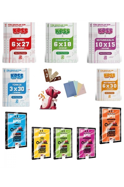 Yargı Yayınları Yargı 2026 KPSS Lise-Önlisans GK-GY Orijinal 2010-2024 Konu K...