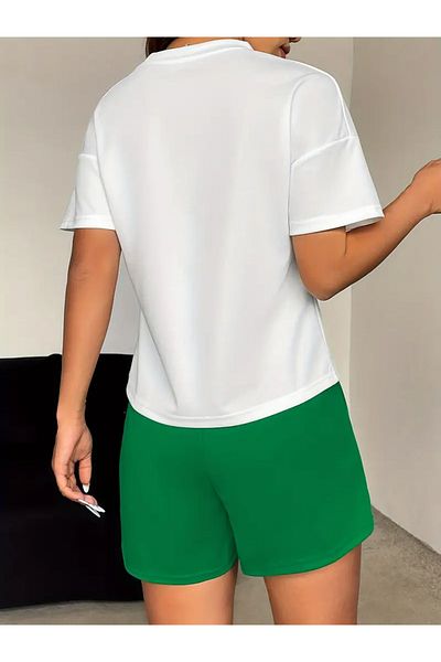 npLStore Unisex Printed T-Shirt and Shorts Bottom Top Set