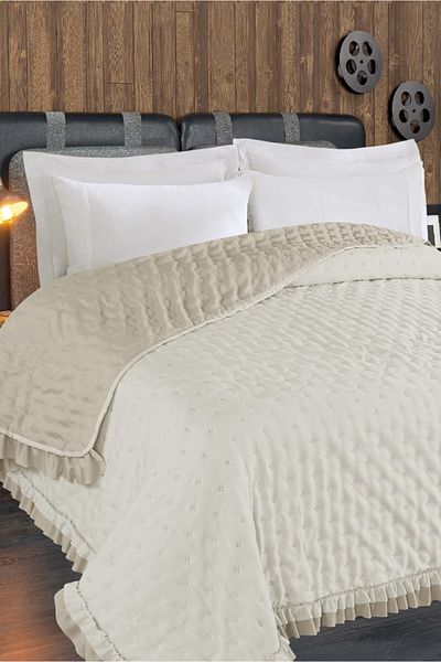 Bella Home Adriana Ruffled Bedspread