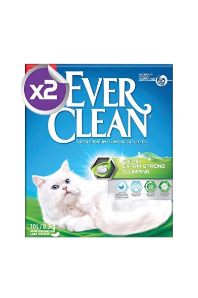 Ever Clean Extra Strong Scented Kokulu Kedi Kumu 10 Lt X 2 Adet
