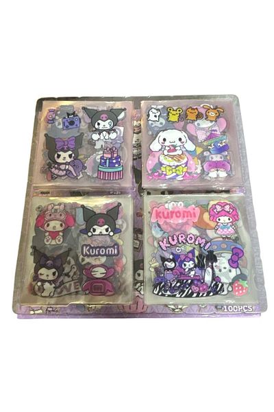 NETAVANTAJ Kuromi Special Design Quality Transparent Sticker Set