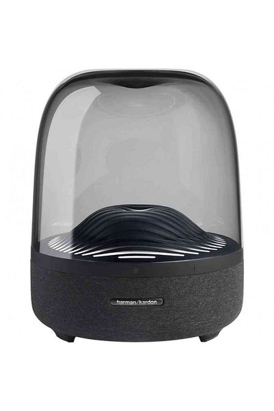 JBL Sistem Audio Harman Kardon Aura Studio 3 130W RMS Bluetooth Sunet 360 Grade Lumina ambientala Negru