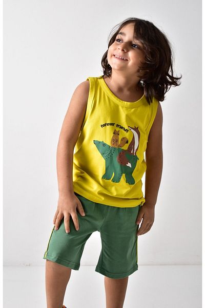 Banadamoda Boy's Printed Athlete-Shorts Set