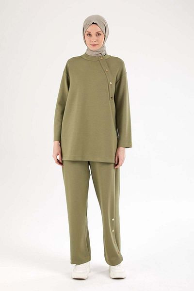 Armine TREND Double Suit with Collar Button Detail and Trousers