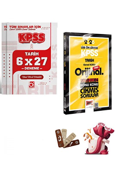 Yargı Yayınları Yargı 2026 KPSS Lise-Önlisans Tarih Orijinal 2010-2024 Konu K...