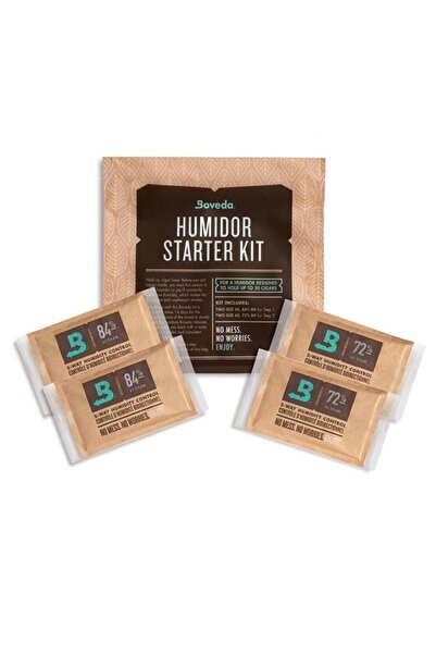 Boveda Humidor Başlangıç Kiti 84% 72% 25-50 Puro Kapasitesi