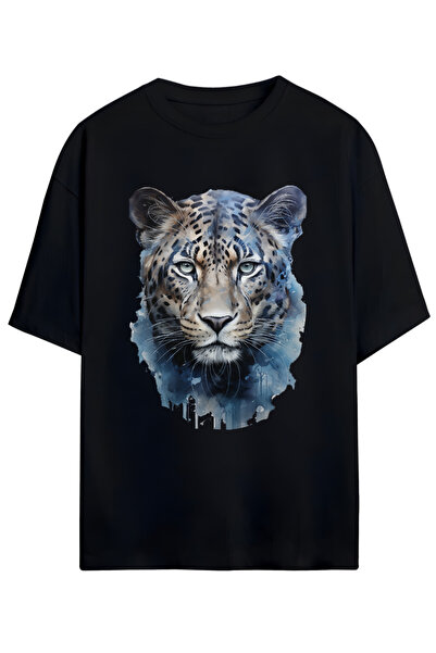 MAGORS Нова сезонна памучна тениска с фигура на ягуар - различни размери!