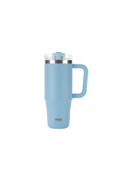 Tyeso Qq Thermos Waterproof Double Wall Vacuum with Straw