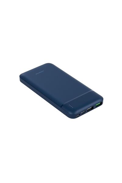 Polosmart PBS123 10.000 mAh 1 Type-C 2 USB Çıkışlı Taşınabilir Şarj Cihazı Powerbank Navy