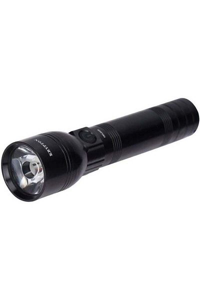 KRYPTON Zoomable LED Flashlight, 5W CREE Light, 5H Runtime, Fast Charging, Compact Indoor/Outdoor Use