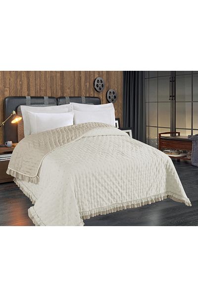 Bella Home Adriana Ruffled Bedspread