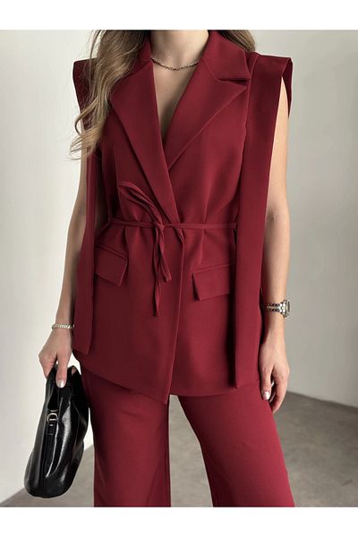 VOLT CLOTHİNG Damen-Weste mit Seilbindung