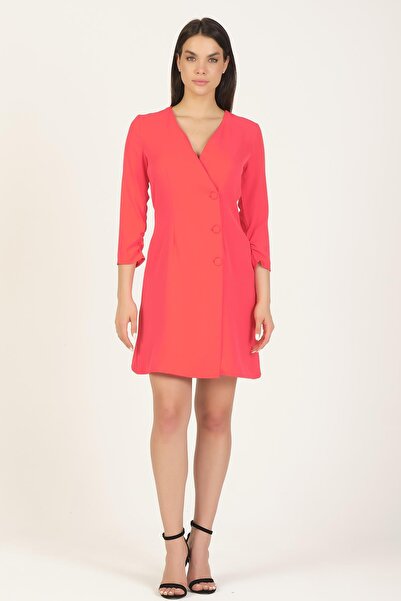 Shahiqa Düğmeli Elbise