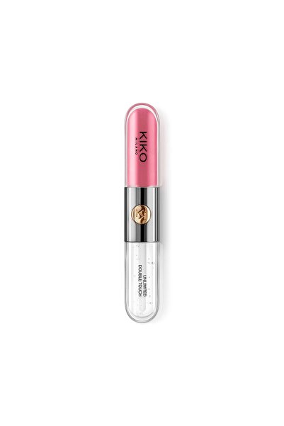 Kiko Ruj - Unlımıted Double Touch - 119 Rhododendron Pink - Uzun Süre Kalıcı Parlak / Mat Likit Lipstick