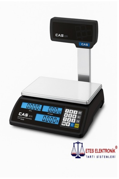 CAS FİYAT HESAPLAMALI BOYUNLU TERAZİ ER JR 15 KG TERAZİ
