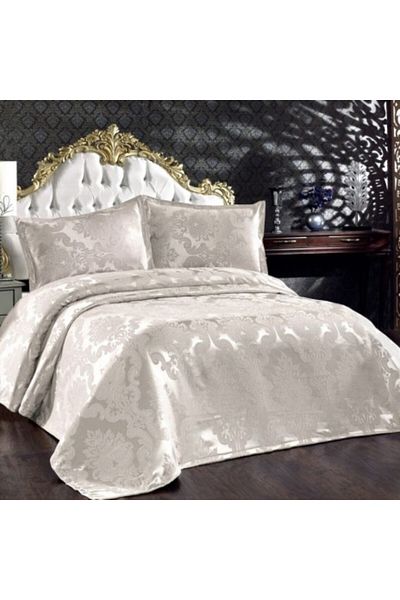 Whitney Double Bedspread Jacquard, Whitney Home, Beste Crem