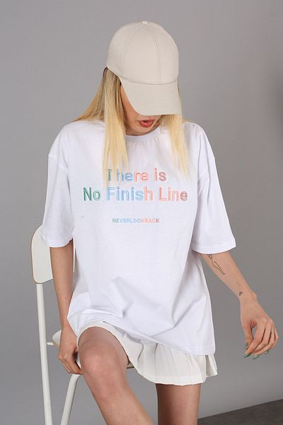 Madmext Tricou alb Mad Girls Mg946