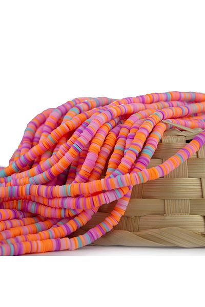 Prestij Boncuk Mixed Color Fimo Beads Sequence 7 mm Model-07