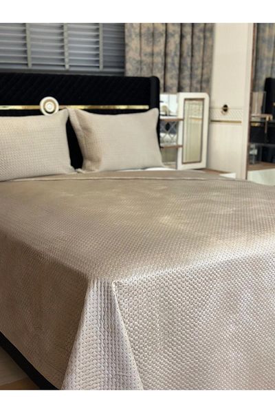 NİVEMESHOME Nivemeshome Bed Mat Double 240X260 Beige Tuscany
