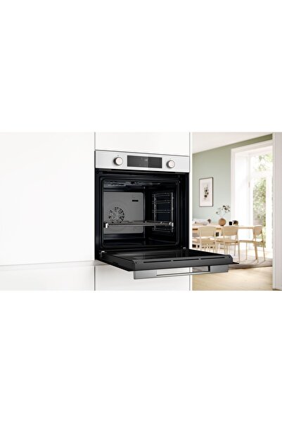 Bosch HUA736EV0T 76 Lt Buhar Destekli Beyaz Ankastre Fırın
