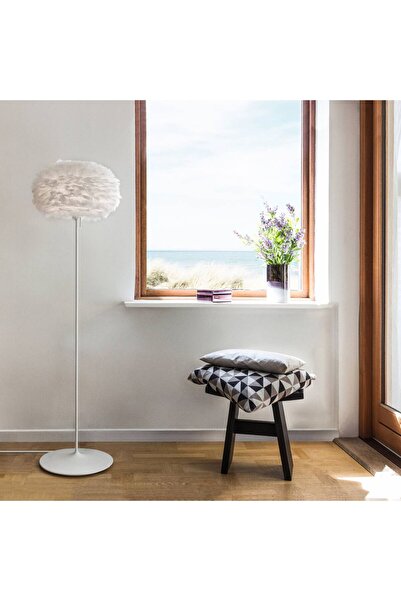 Lambadar Poilu Tekli Modern Iskandinav Model Kaz Tüylü Avize Oturma Odası Salon Hol Mutfak Lambader