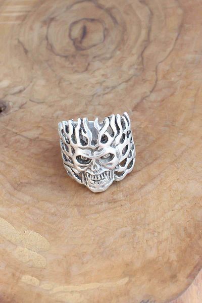 SeyCey.co Skull Model Adjustable Men's Ring